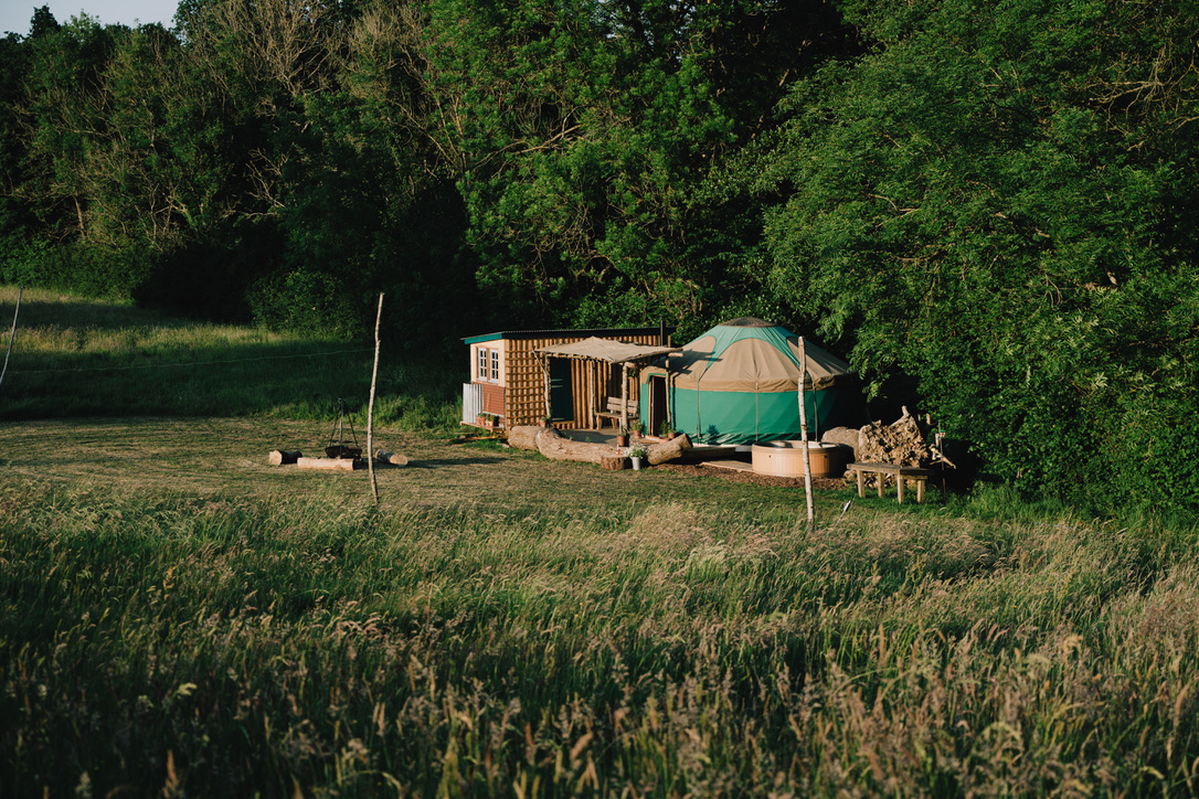 Meadow Yurt at Southleigh Farm