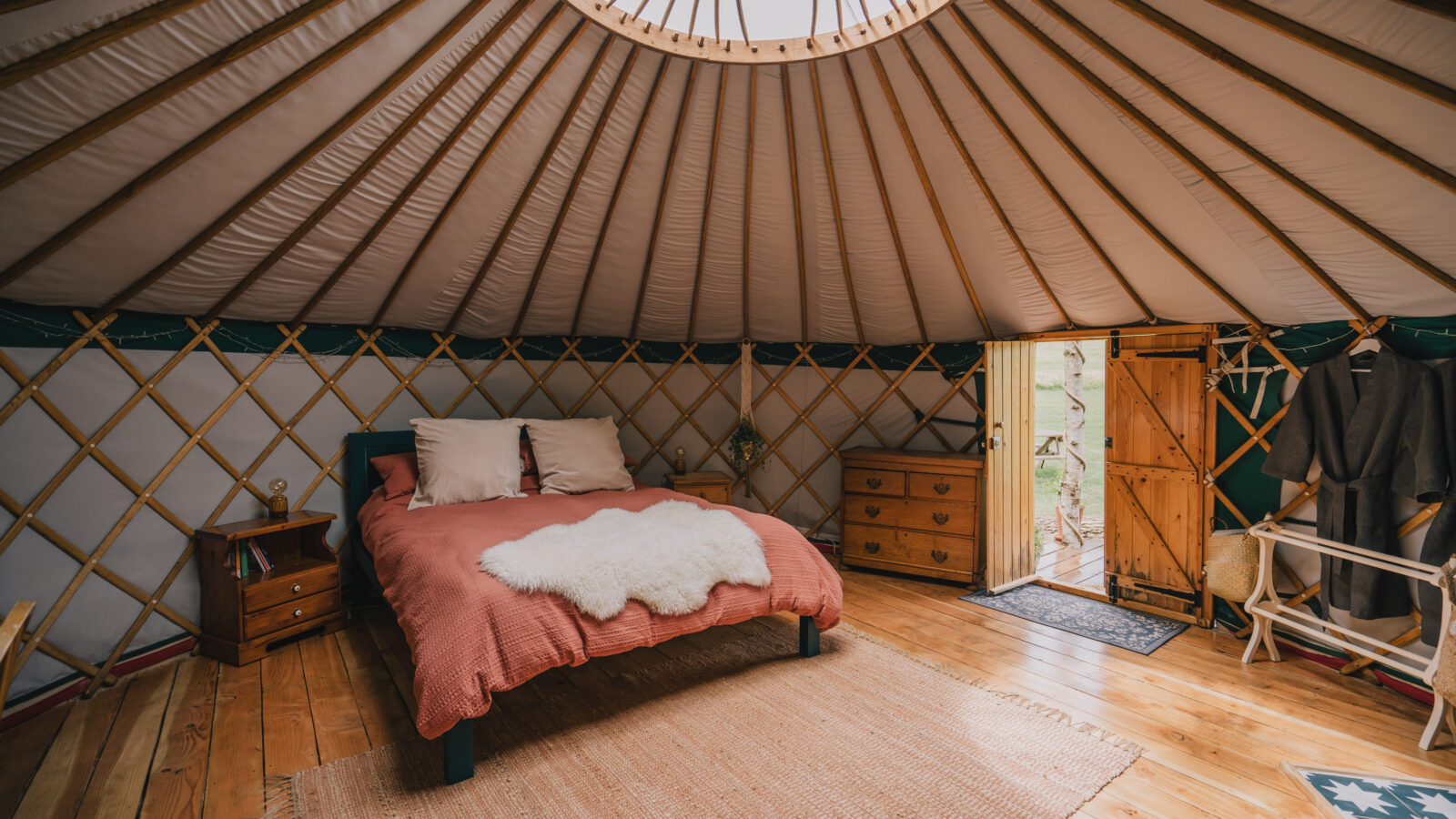 Meadow Yurt at Southleigh Farm