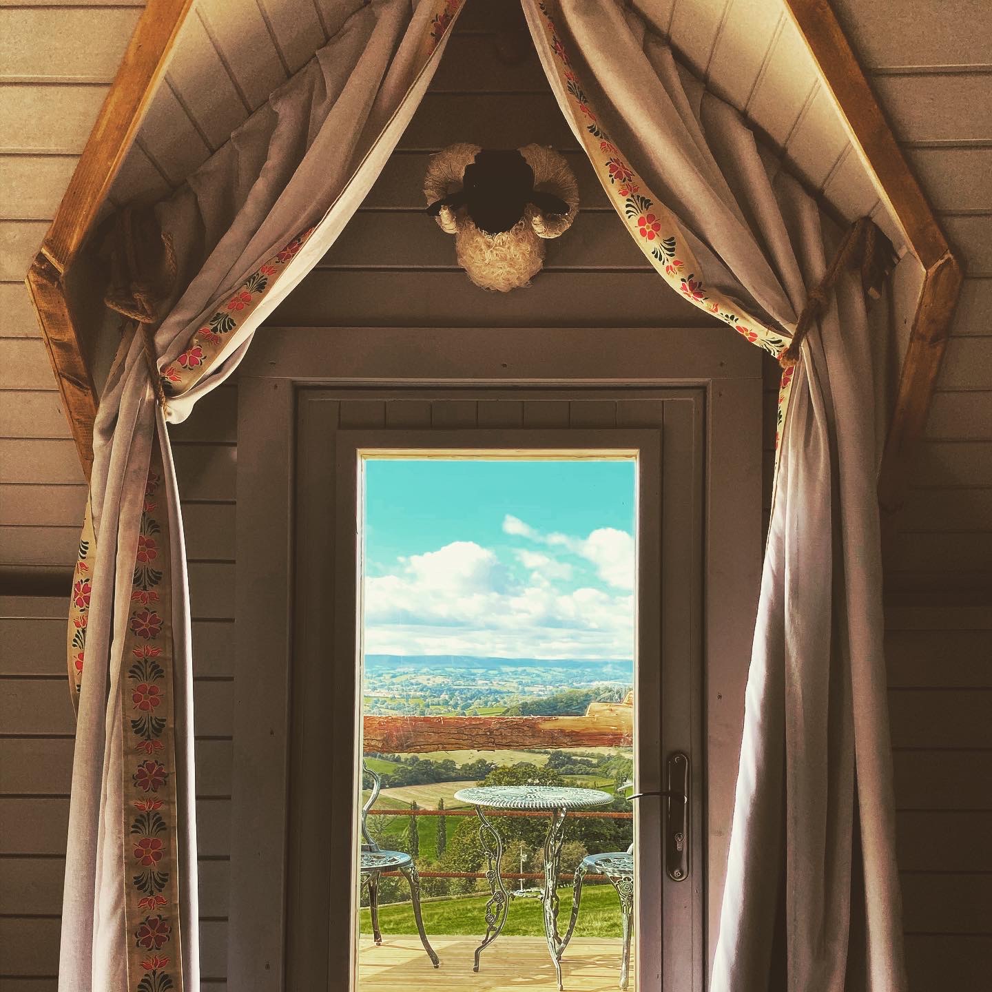 Dragons Gate glamping cabins view | Best minimoons in the UK