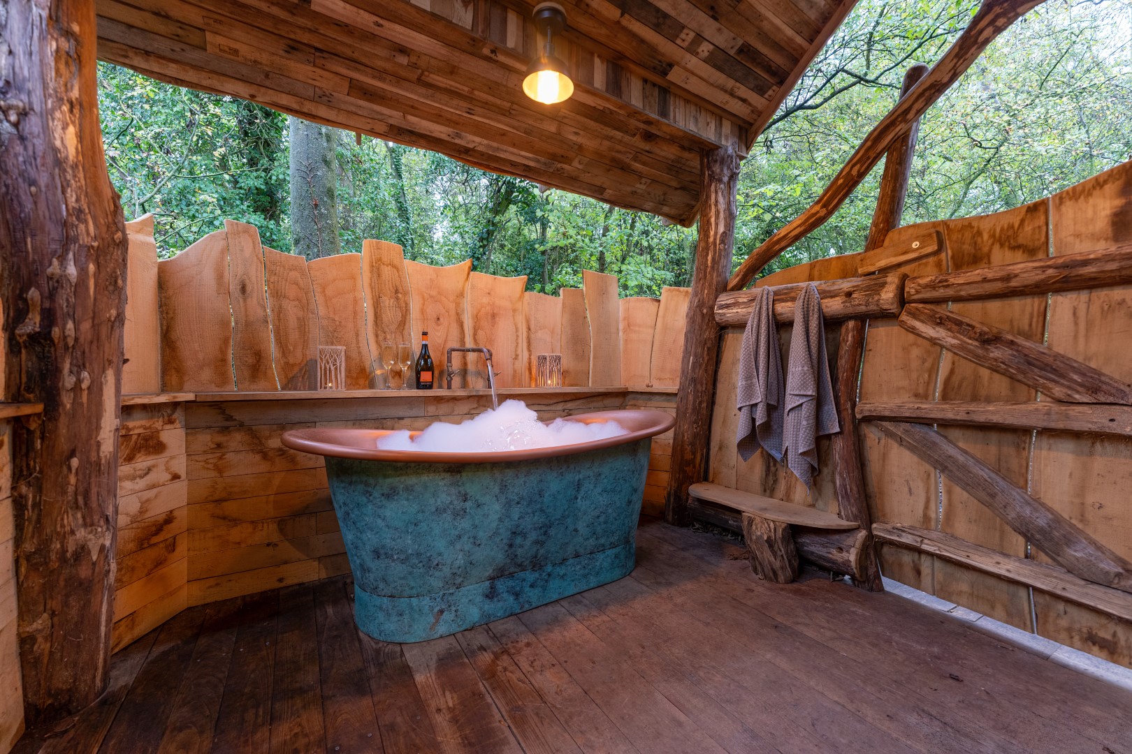 Best UK Stays With Outdoor Baths One Acre Wood Treehouse