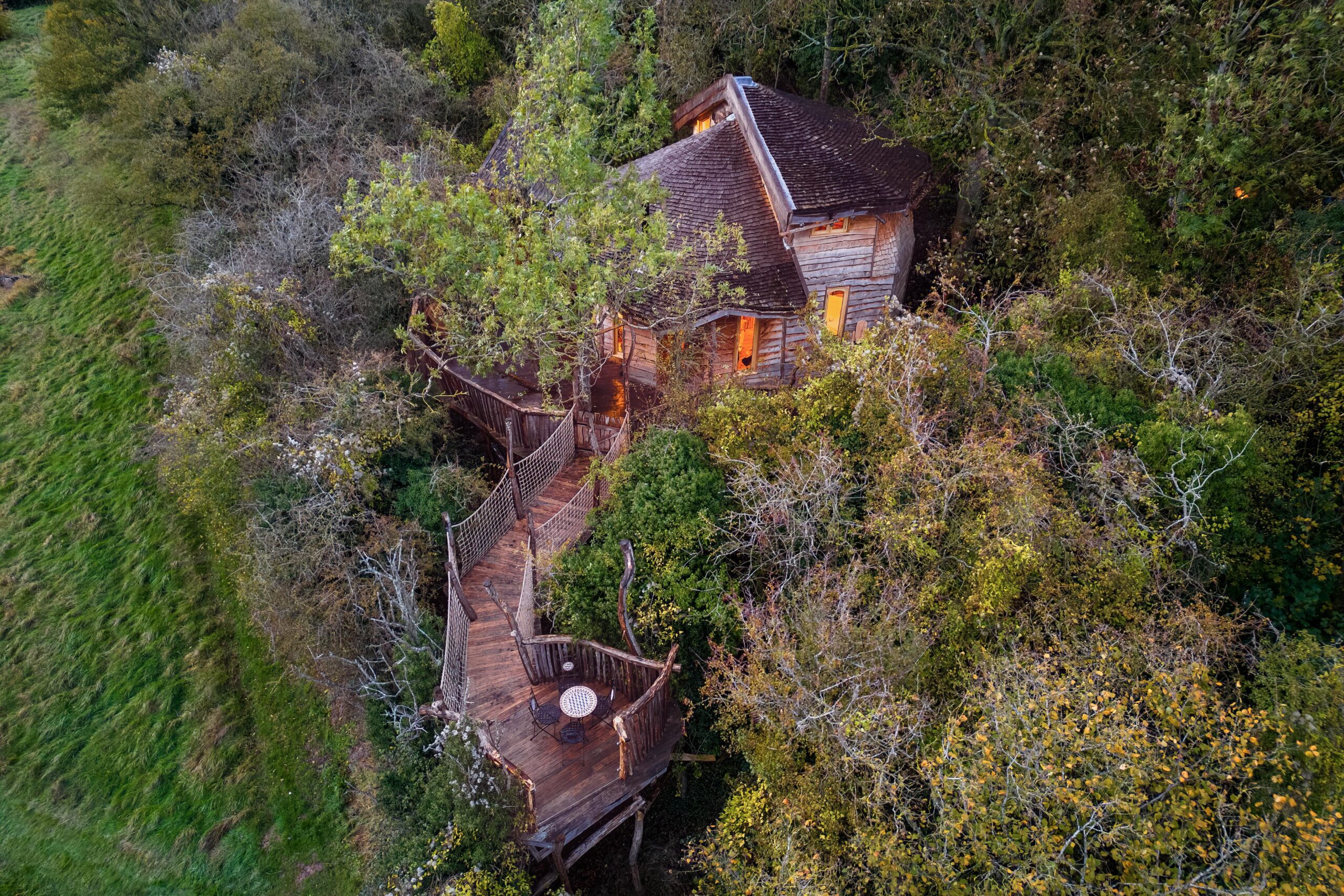 One Acre Wood treehouse Herefordshire | Best UK treehouses | Treehouse for families UK