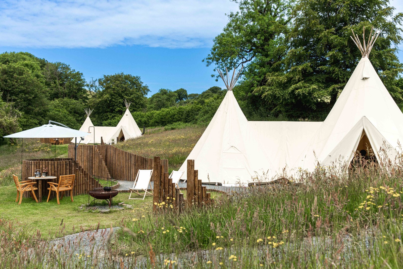 HARTA Retreat tipi tents Devon best coastal holidays UK